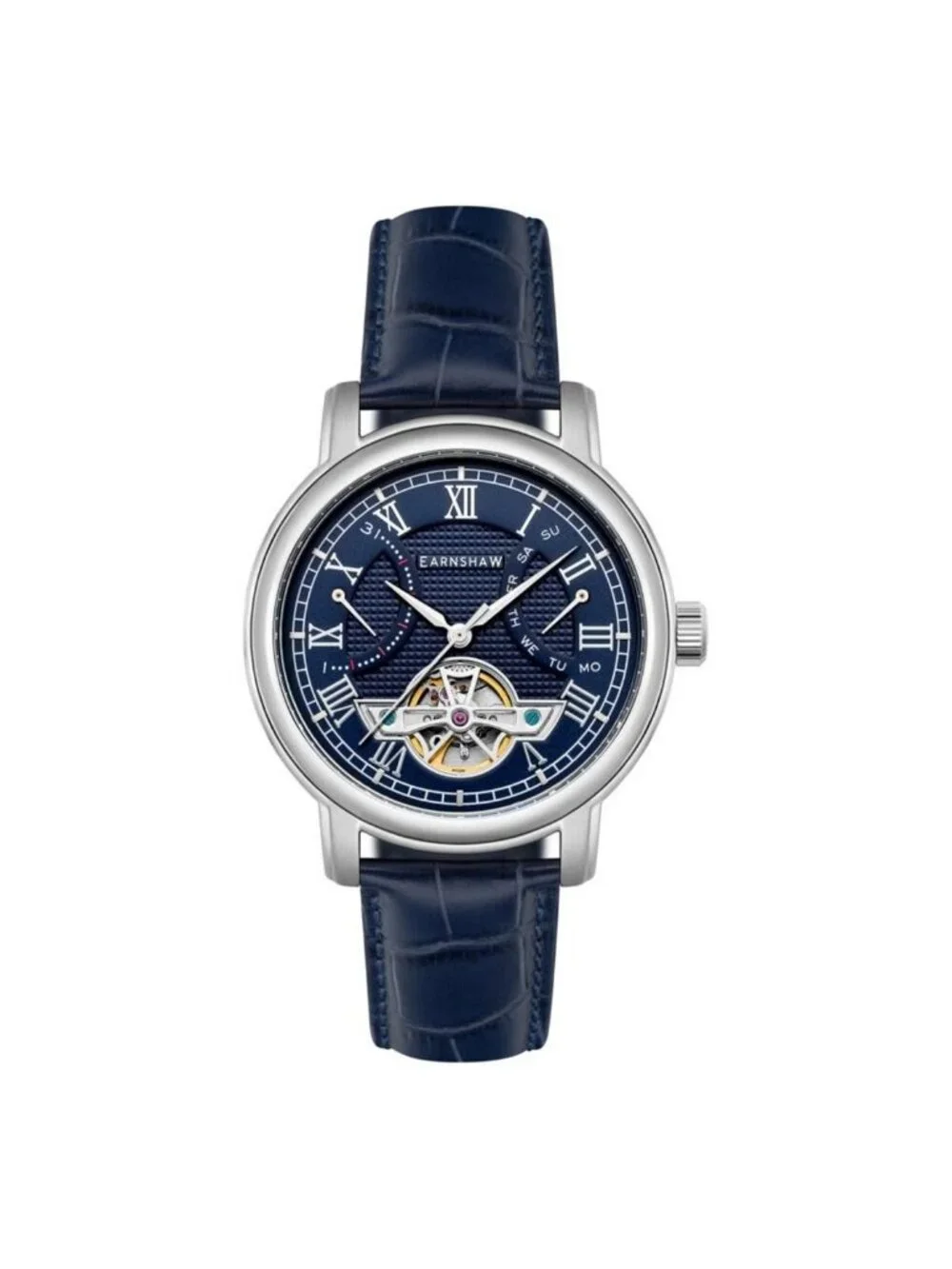 NWT Thomas Earnshaw Longcase Blue Dial Men's Watch